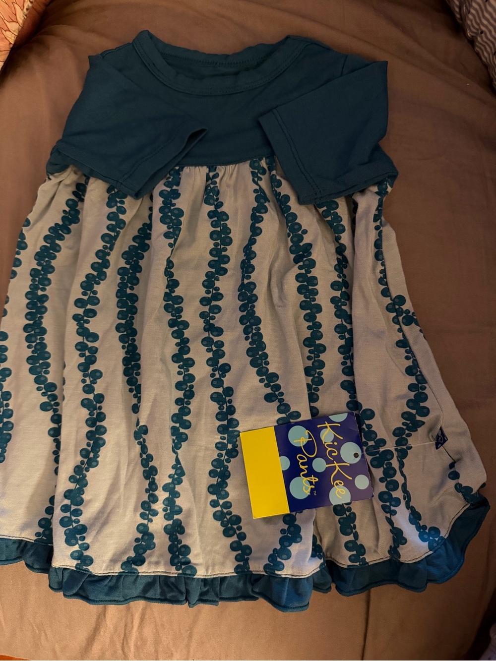 NWT Kickee Pants SS Bamboo swing Dress